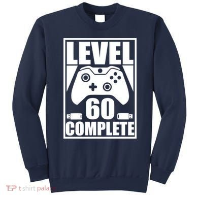 Level 60 Complete Video Gamer 60th Birthday Sweatshirt
