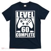 Level 60 Complete Video Gamer 60th Birthday T-Shirt thumb 0