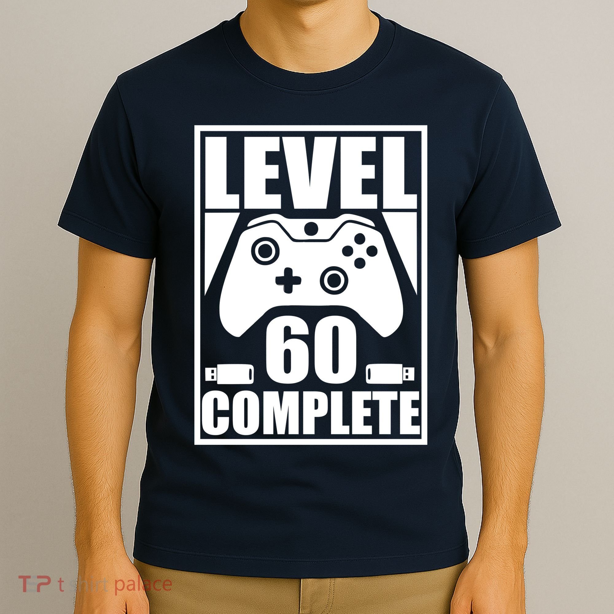 Level 60 Complete Video Gamer 60th Birthday T-Shirt