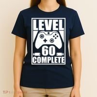 Level 60 Complete Video Gamer 60th Birthday T-Shirt thumb 4