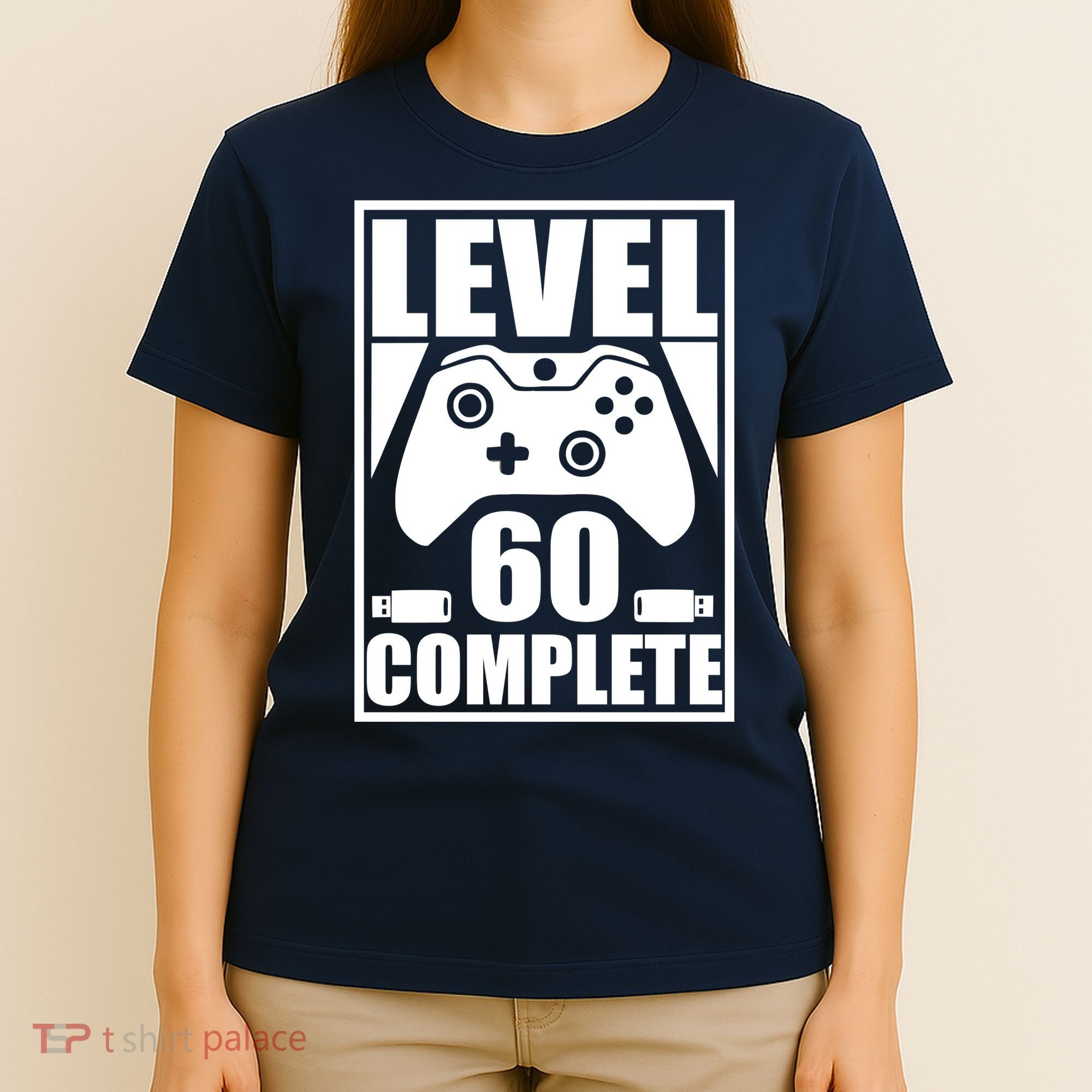 Level 60 Complete Video Gamer 60th Birthday T-Shirt