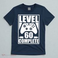 Level 60 Complete Video Gamer 60th Birthday T-Shirt thumb 5