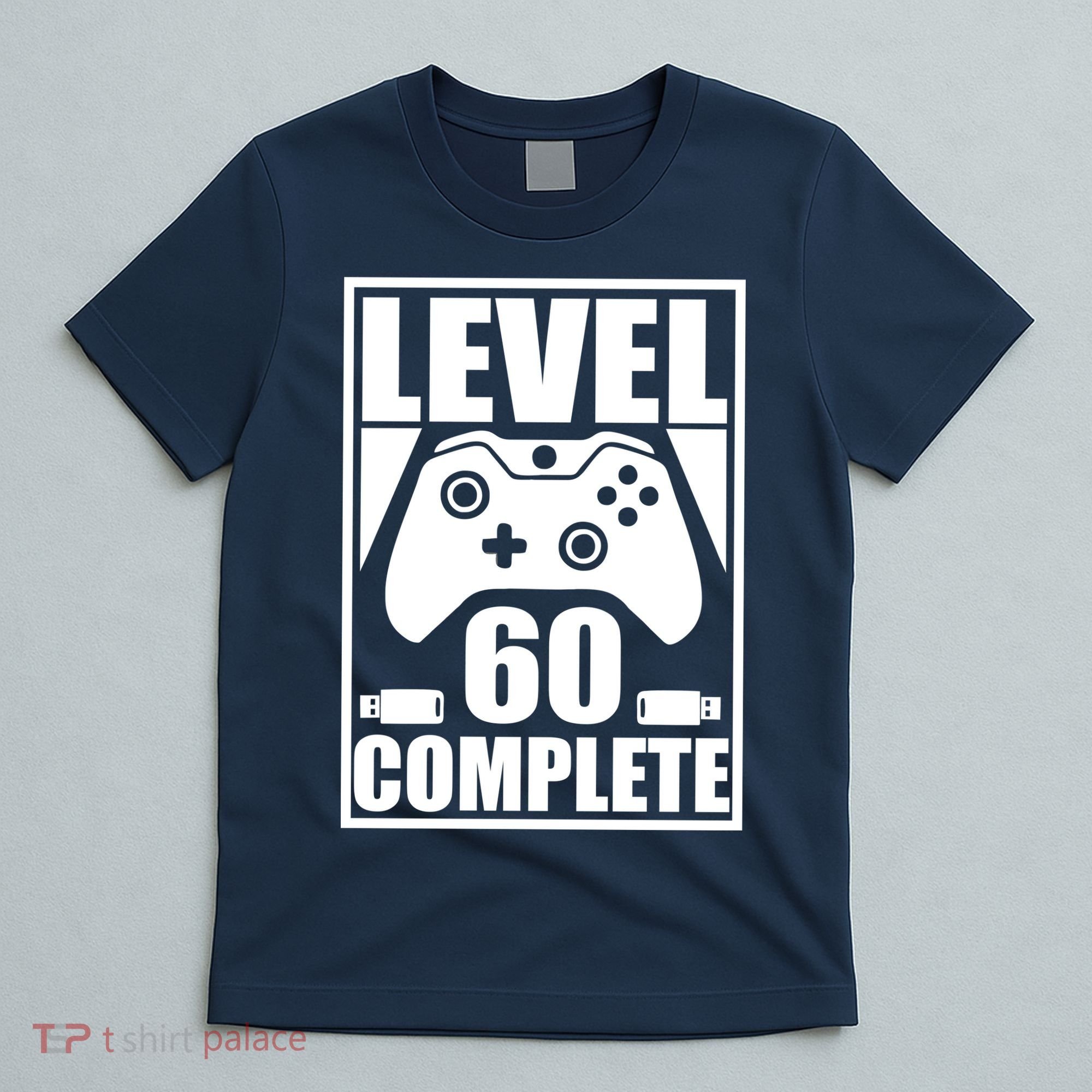 Level 60 Complete Video Gamer 60th Birthday T-Shirt