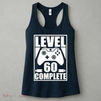 Level 60 Complete Video Gamer 60th Birthday Women's Tank Top thumb 3