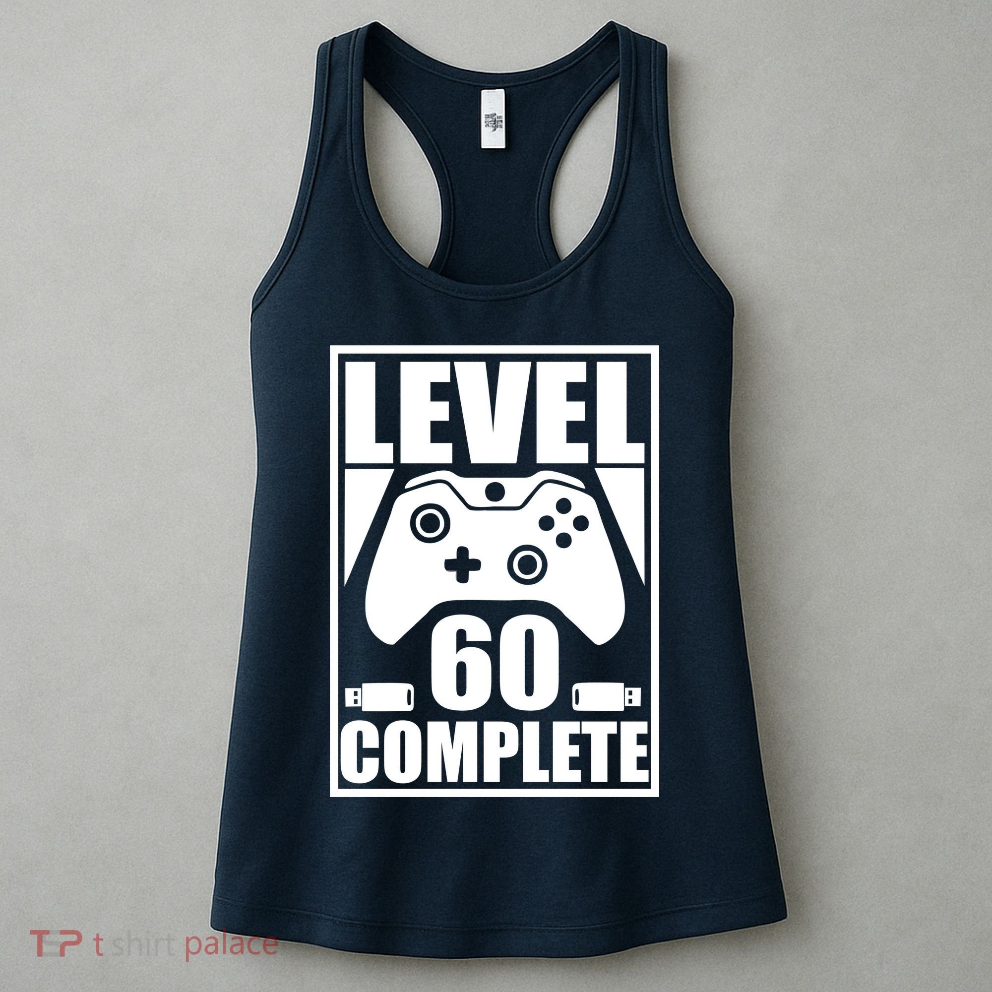 Level 60 Complete Video Gamer 60th Birthday Women's Tank Top