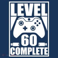 Level 60 Complete Video Gamer 60th Birthday Hat thumb 2