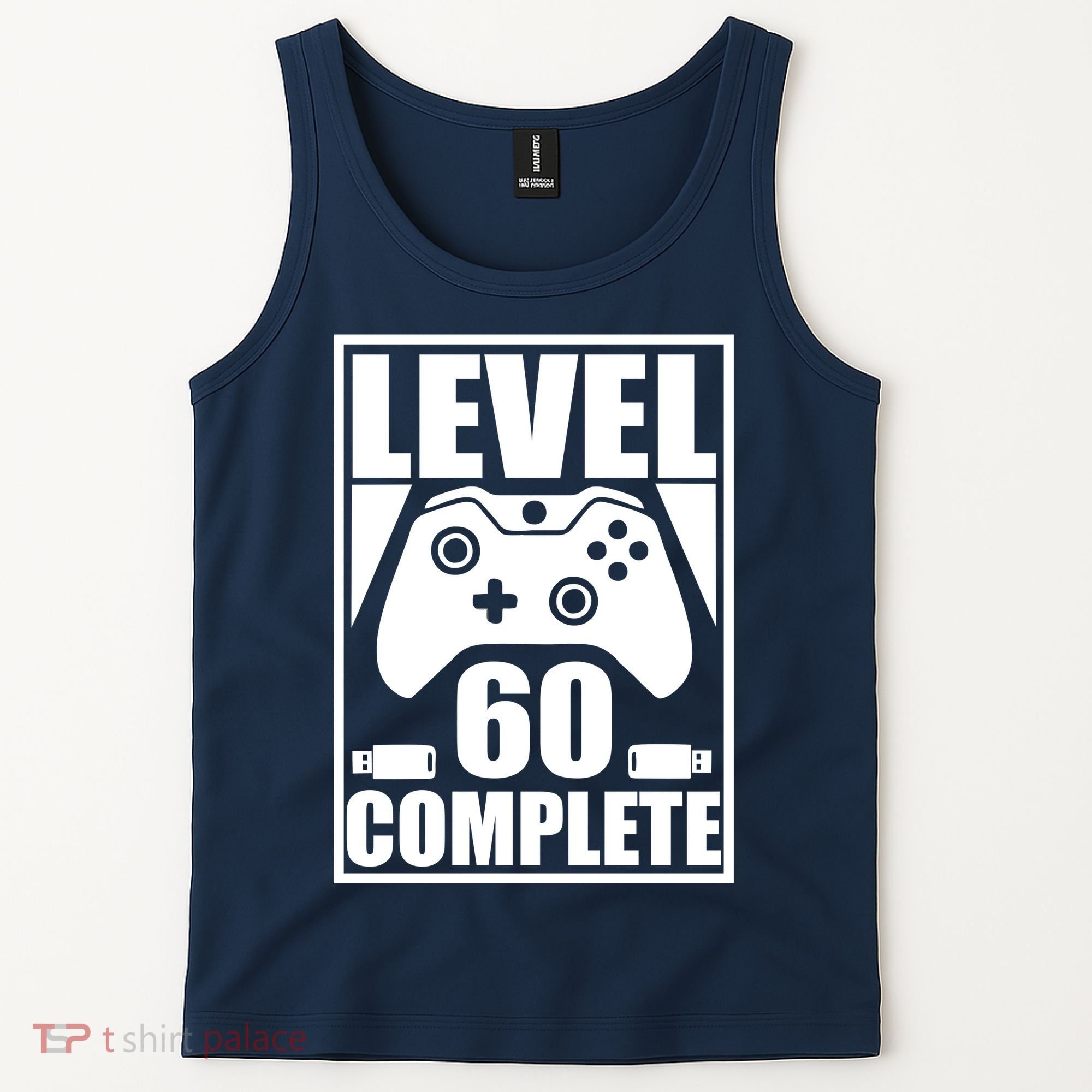 Level 60 Complete Video Gamer 60th Birthday Tank Top