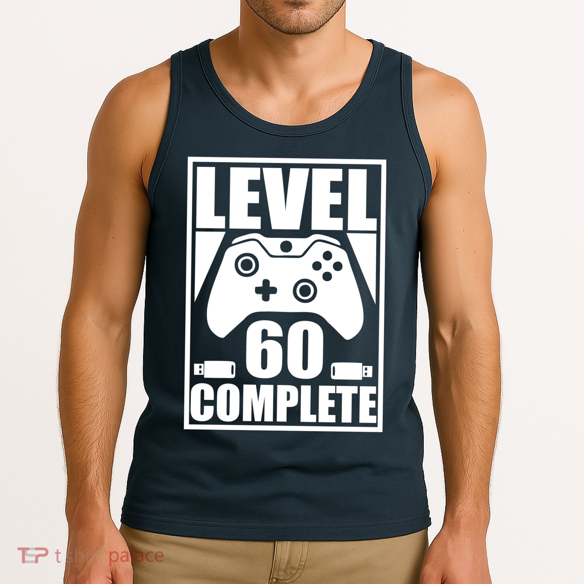Level 60 Complete Video Gamer 60th Birthday Tank Top