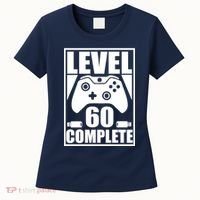 Level 60 Complete Video Gamer 60th Birthday Women's T-Shirt thumb 0