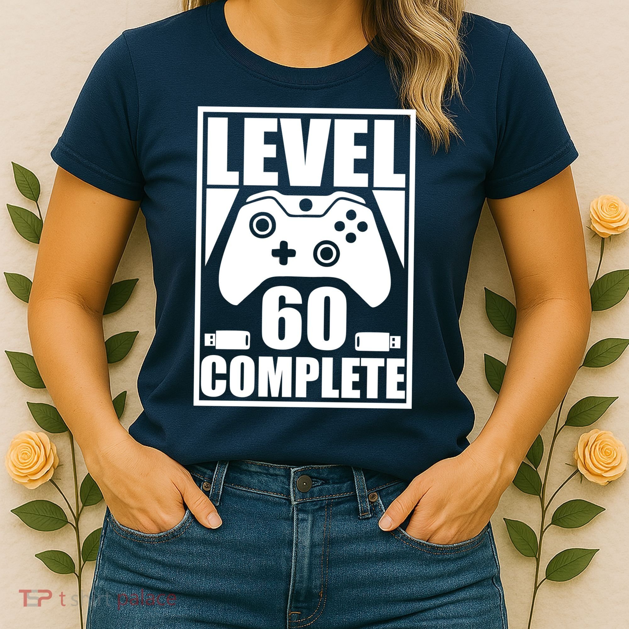 Level 60 Complete Video Gamer 60th Birthday Women's T-Shirt