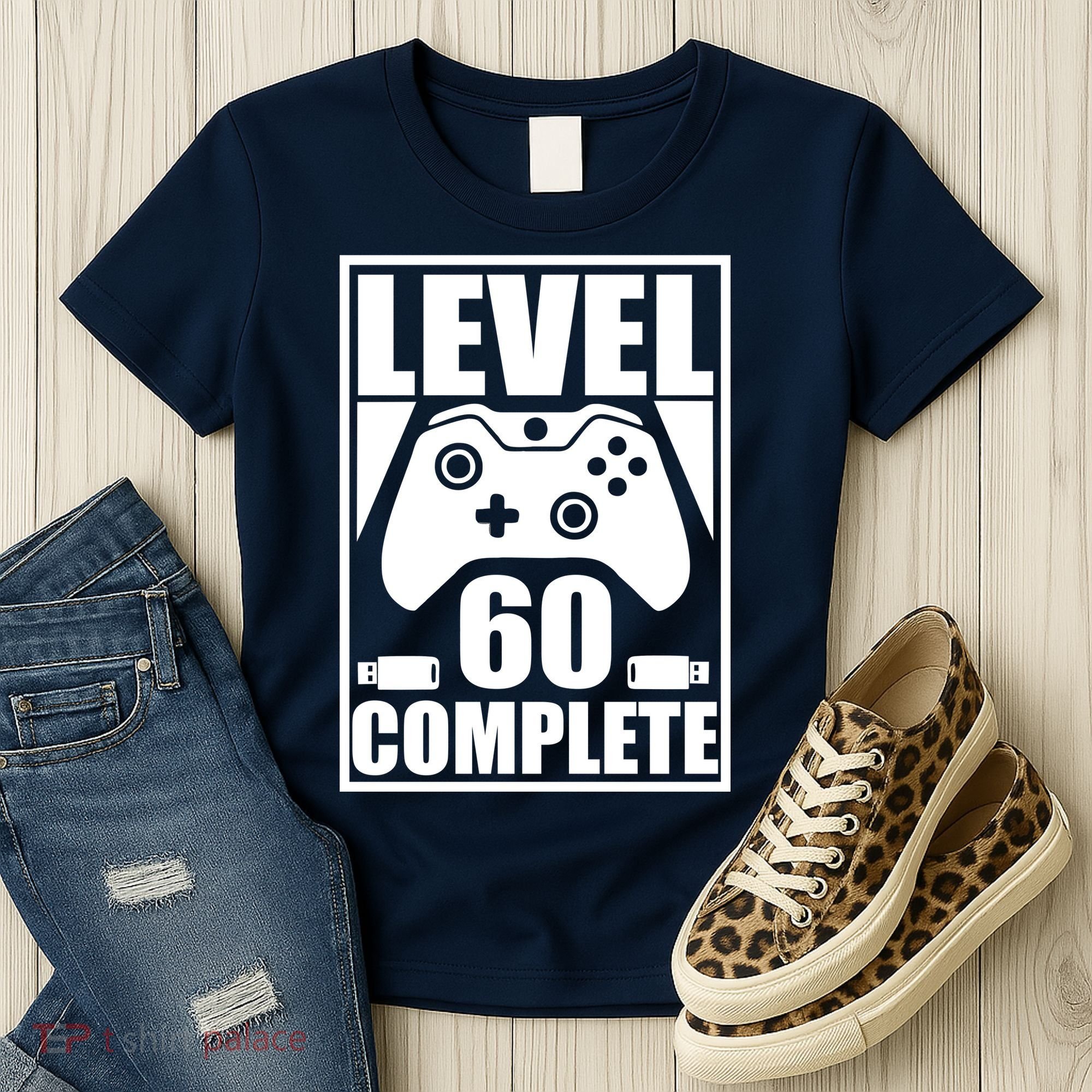 Level 60 Complete Video Gamer 60th Birthday Women's T-Shirt