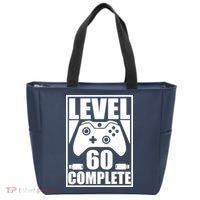 Level 60 Complete Video Gamer 60th Birthday Tote Bag thumb 0