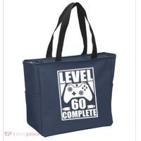 Level 60 Complete Video Gamer 60th Birthday Tote Bag thumb 2