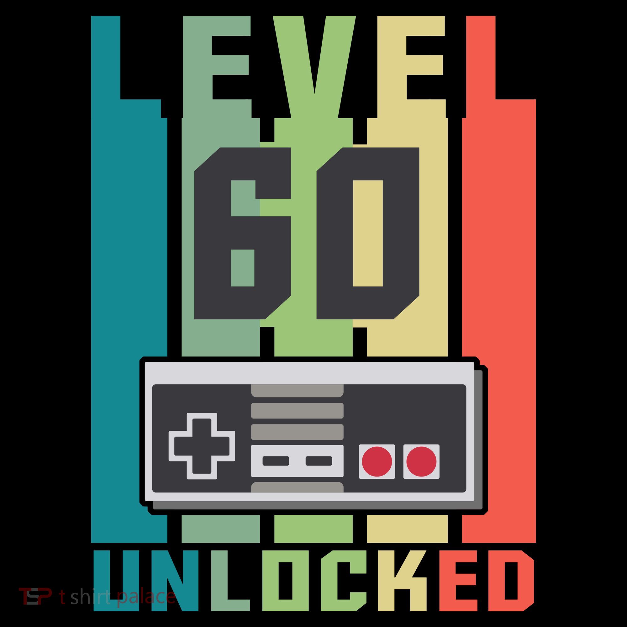 Level 60 Unlocked Funny Retro Gamer Birthday Sweatshirt