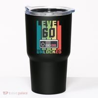 Level 60 Unlocked Funny Retro Gamer Birthday Tumbler thumb 0