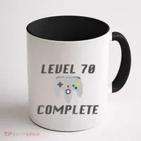 Level 70 Complete 70th Birthday Coffee Mug thumb 1