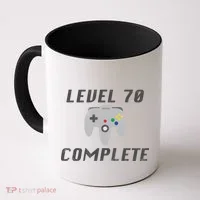 Level 70 Complete 70th Birthday Coffee Mug thumb 0