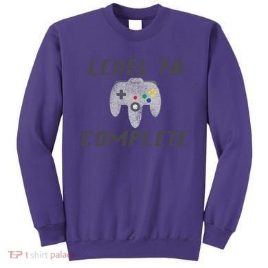Level 70 Complete 70th Birthday Sweatshirt