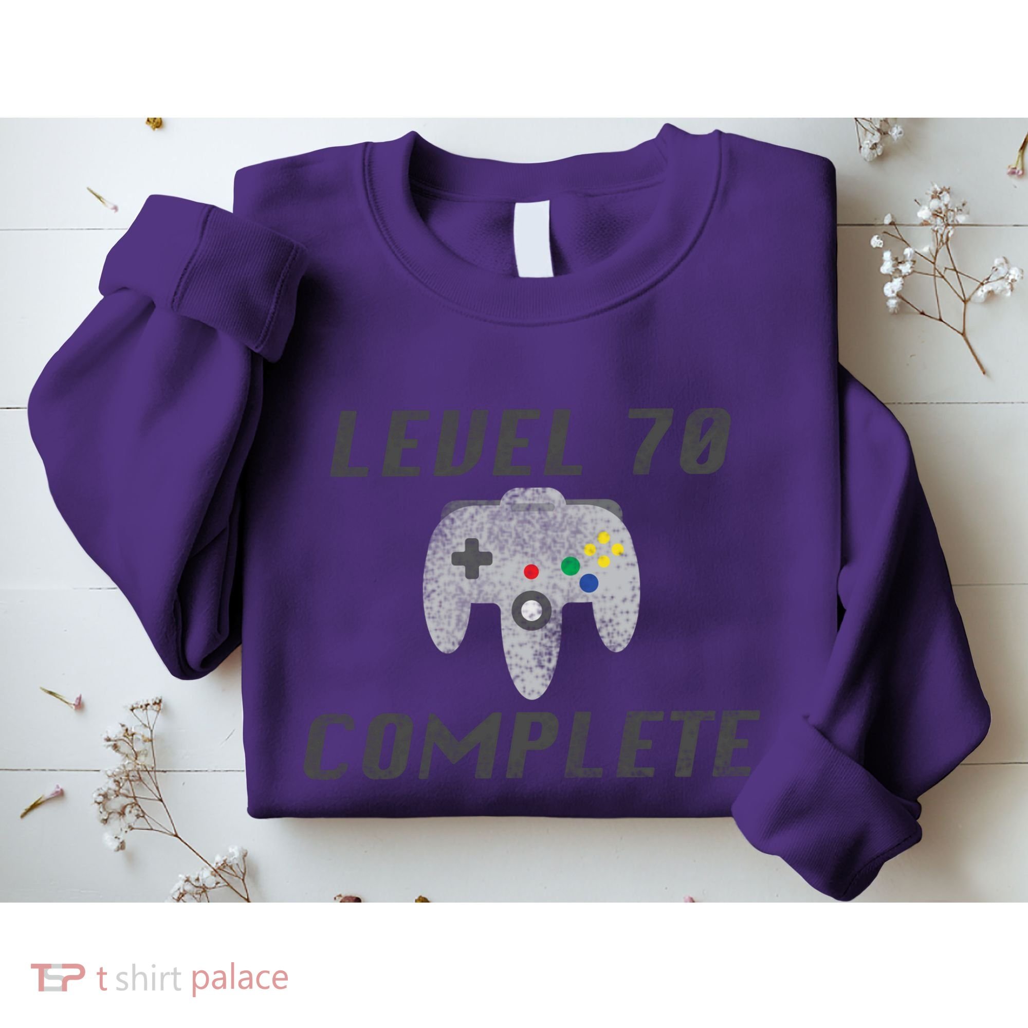 Level 70 Complete 70th Birthday Sweatshirt