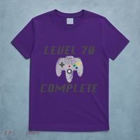 Level 70 Complete 70th Birthday T-Shirt thumb 5