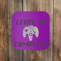 Level 70 Complete 70th Birthday Coaster thumb 0