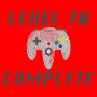 Level 70 Complete 70th Birthday Santa Hat thumb 1