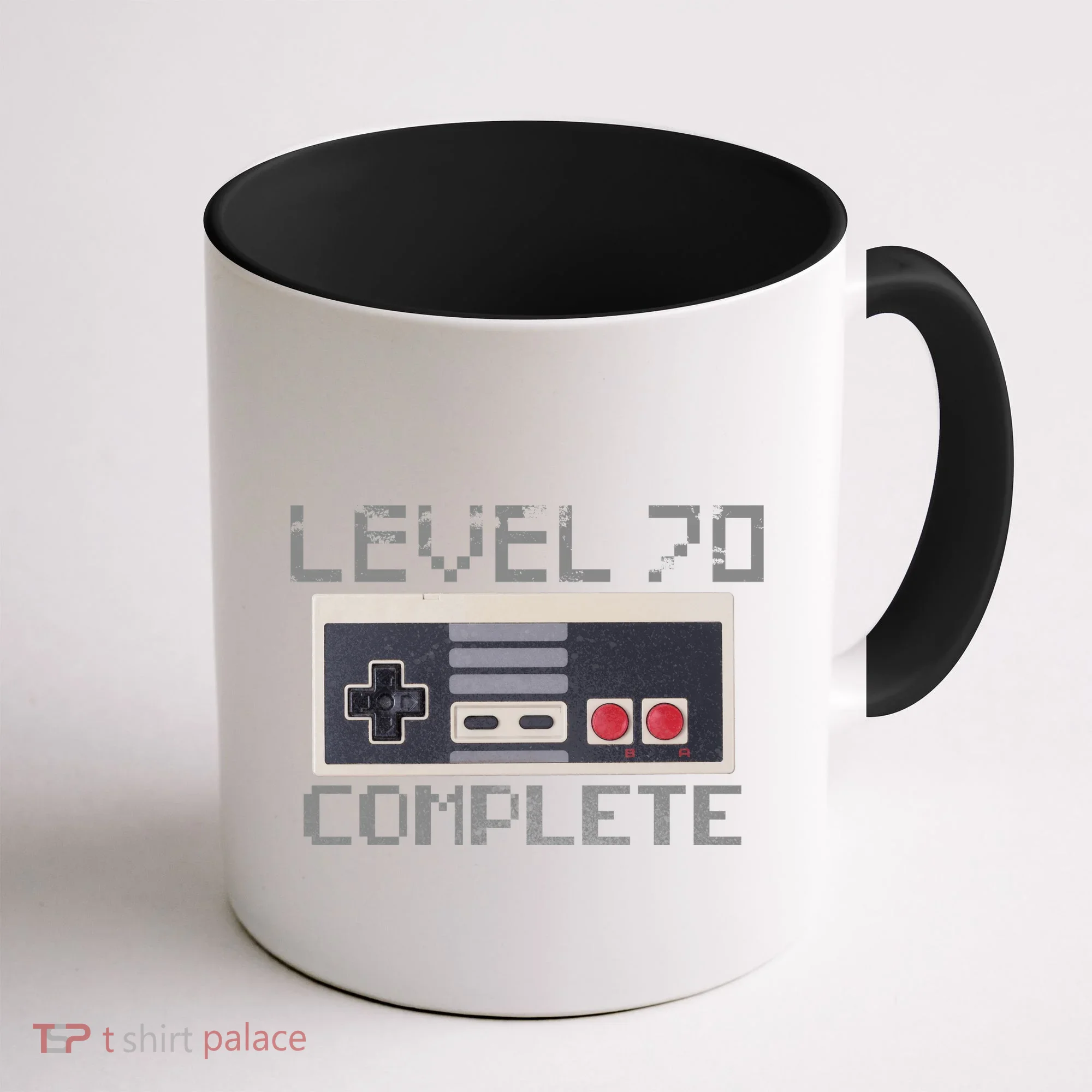Level 70 Complete Retro Gamer 70th Birthday Coffee Mug