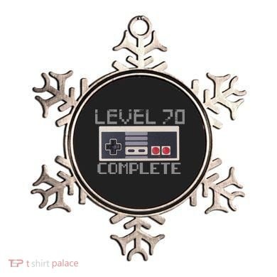 Level 70 Complete Retro Gamer 70th Birthday Ornament