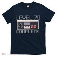 Level 70 Complete Retro Gamer 70th Birthday T-Shirt thumb 0