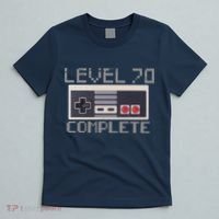 Level 70 Complete Retro Gamer 70th Birthday T-Shirt thumb 5