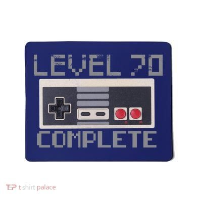 Level 70 Complete Retro Gamer 70th Birthday Mousepad