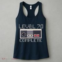 Level 70 Complete Retro Gamer 70th Birthday Women's Tank Top thumb 3