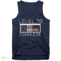 Level 70 Complete Retro Gamer 70th Birthday Tank Top thumb 0