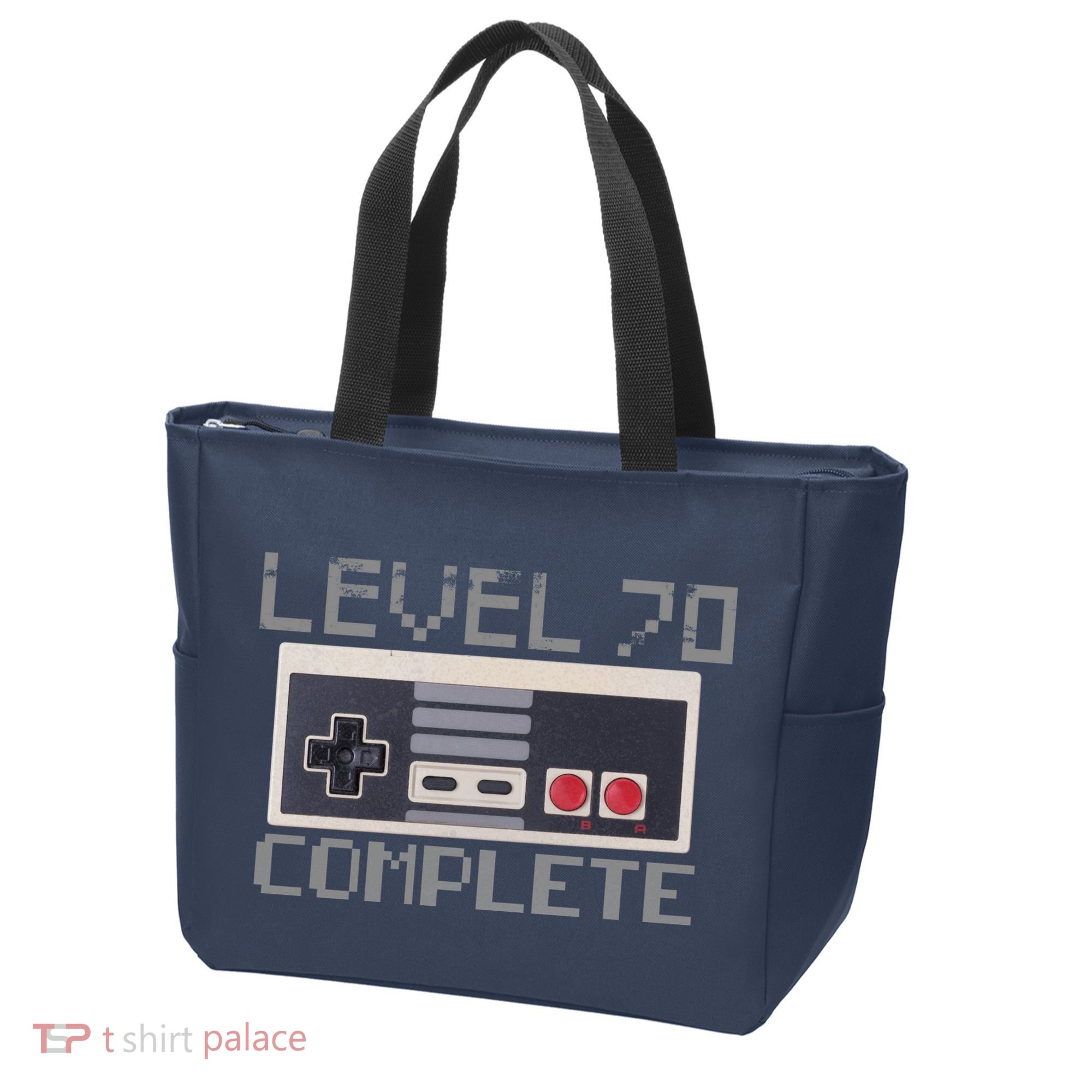 Level 70 Complete Retro Gamer 70th Birthday Tote Bag