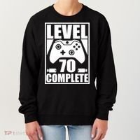 Level 70 Complete Video Gamer 70th Birthday Women's Sweatshirt thumb 0