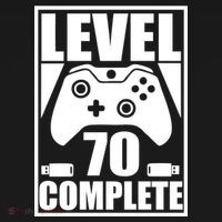 Level 70 Complete Video Gamer 70th Birthday Bucket Hat thumb 4