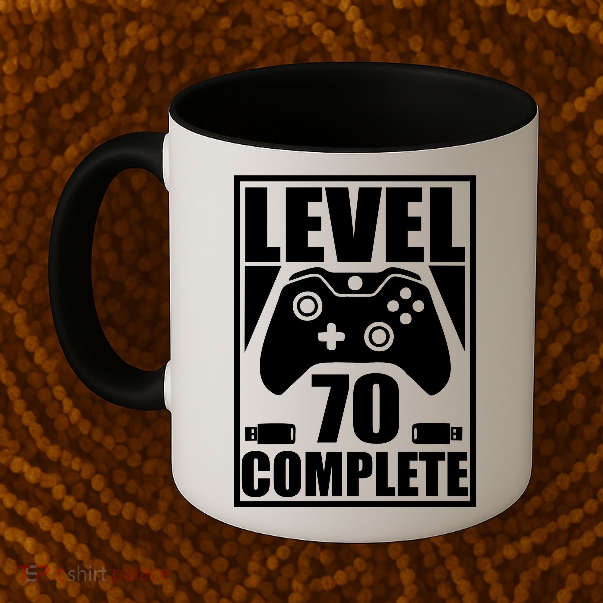 Level 70 Complete Video Gamer 70th Birthday Coffee Mug