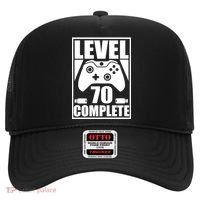 Level 70 Complete Video Gamer 70th Birthday Hat thumb 0