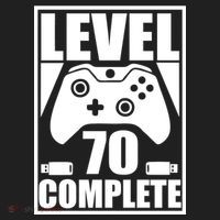 Level 70 Complete Video Gamer 70th Birthday Hat thumb 2