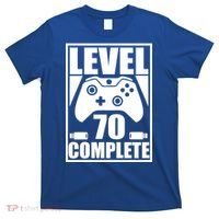 Level 70 Complete Video Gamer 70th Birthday T-Shirt thumb 0