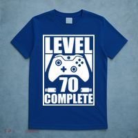 Level 70 Complete Video Gamer 70th Birthday T-Shirt thumb 5