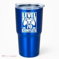 Level 70 Complete Video Gamer 70th Birthday Tumbler thumb 0