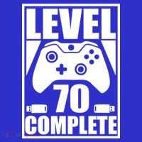 Level 70 Complete Video Gamer 70th Birthday Tank Top thumb 6
