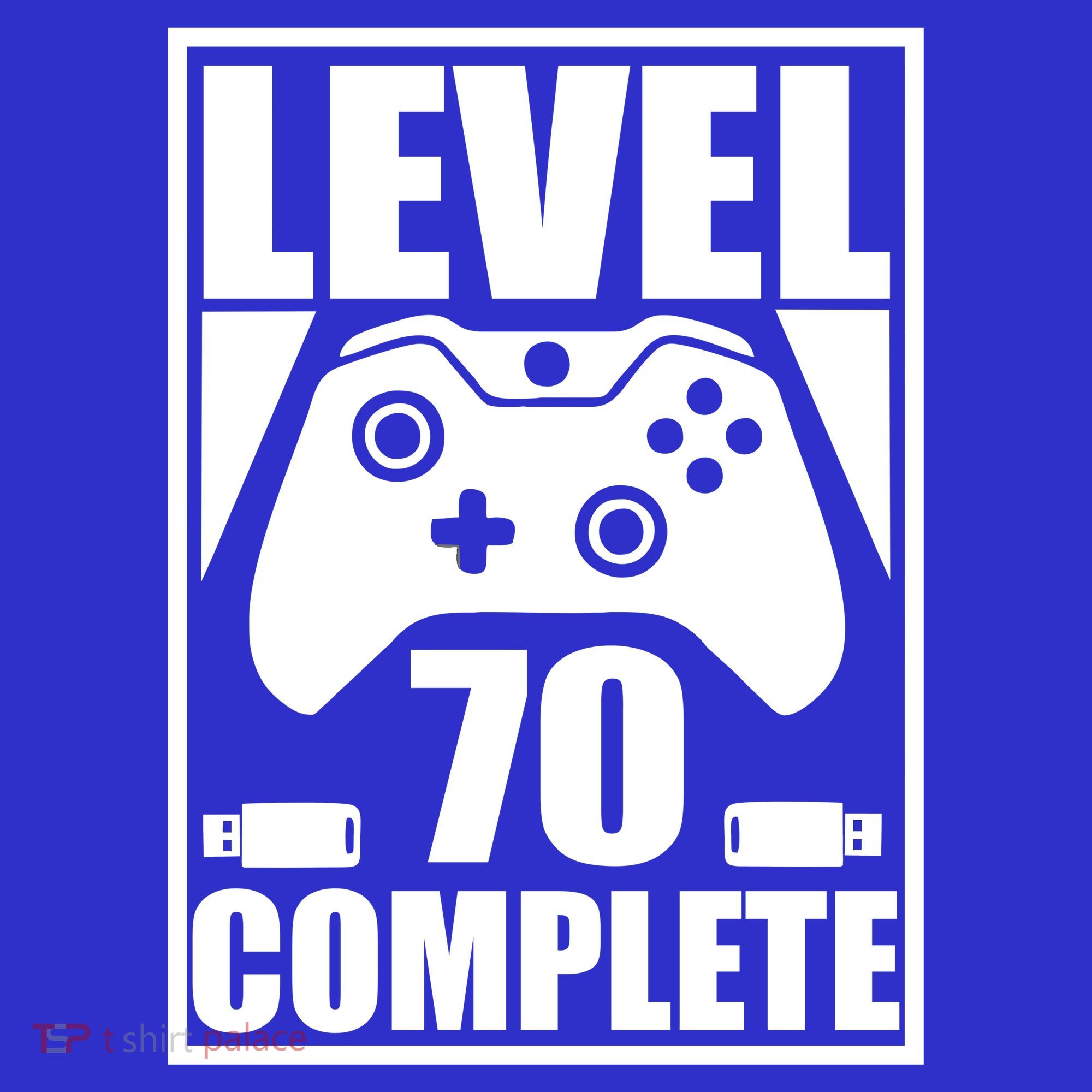Level 70 Complete Video Gamer 70th Birthday Tank Top