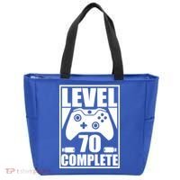 Level 70 Complete Video Gamer 70th Birthday Tote Bag thumb 0