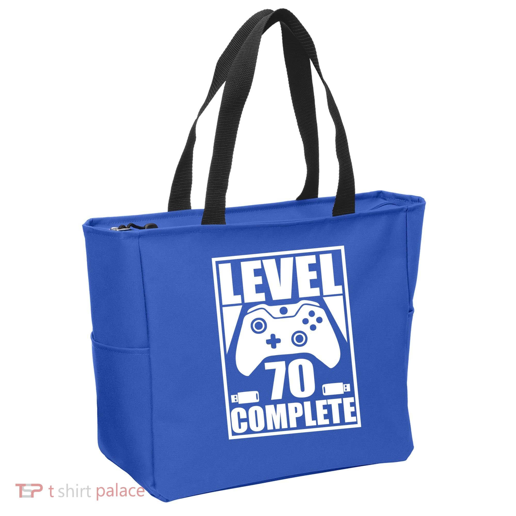 Level 70 Complete Video Gamer 70th Birthday Tote Bag
