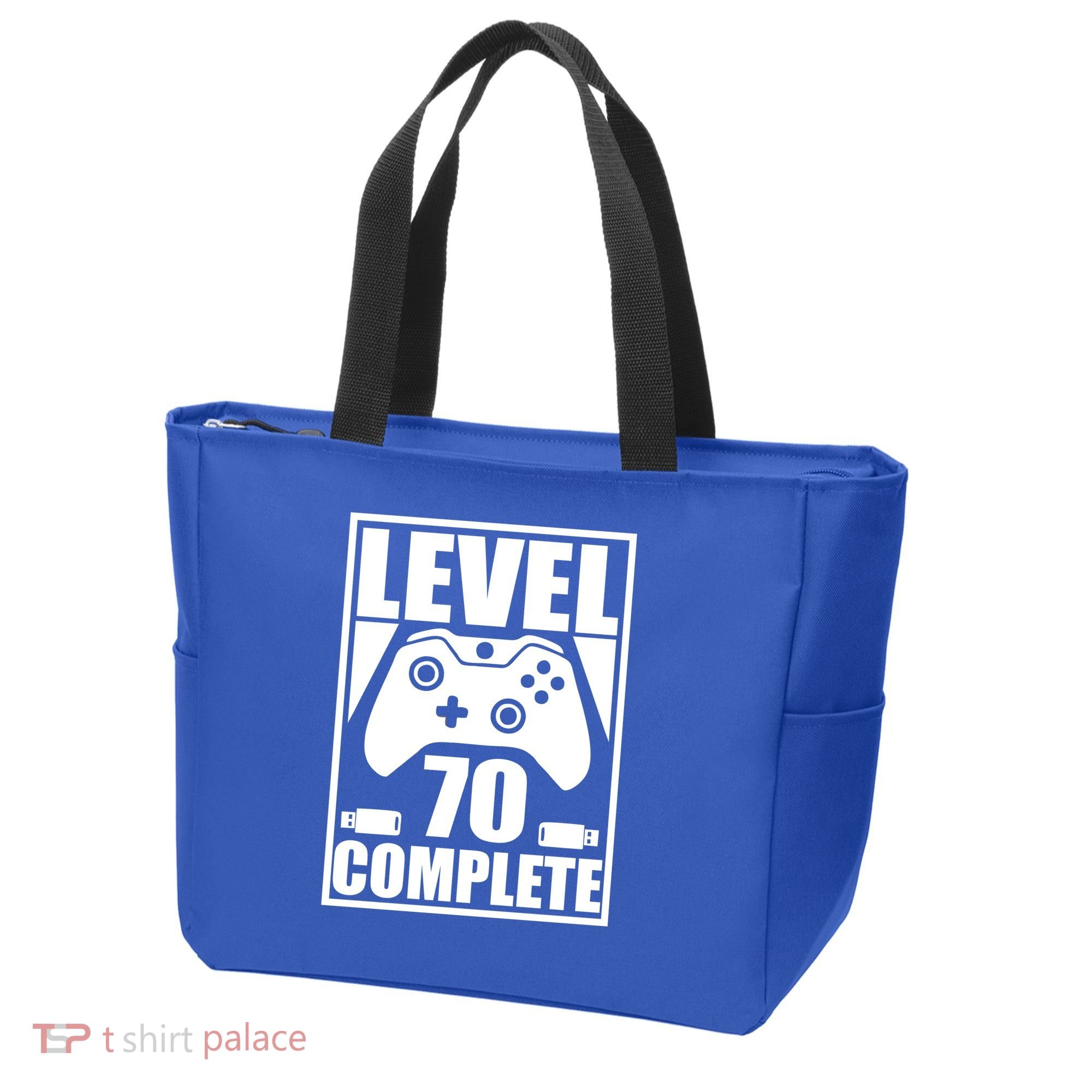Level 70 Complete Video Gamer 70th Birthday Tote Bag