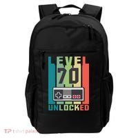 Level 70 Unlocked Funny Retro Gamer Birthday Backpack thumb 0