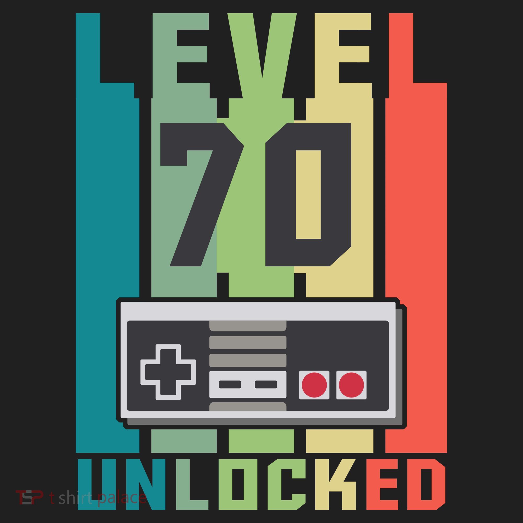Level 70 Unlocked Funny Retro Gamer Birthday Tumbler