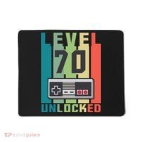 Level 70 Unlocked Funny Retro Gamer Birthday Mousepad thumb 0